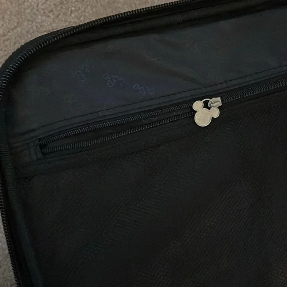 Disney Rolling Luggage - Mickey Mouse Design - Black and White - 28" - Picture 7 of 15